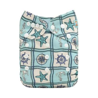 Imagem de Fraldas De Pano Ecológicas ALVABABY Para Bebês De 3 a 15 Kg Com 1 Abso