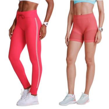 Imagem de Conjunto Lupo Legging Act Seamless + Short Arrastao Feminino-Feminino