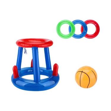 Imagem de Conjunto De Jogo De Arremesso De Anéis Infláveis, Brinquedos Flutuante