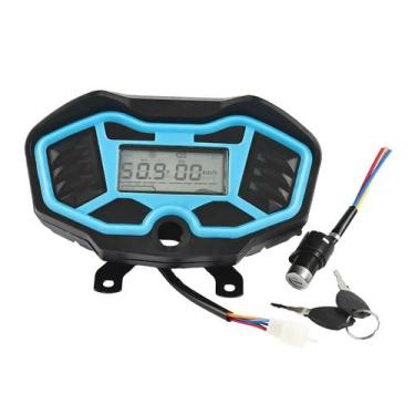 Imagem de Velocímetro Digital À Prova d'Água 48-72V Para Painel De Triciclo Elét