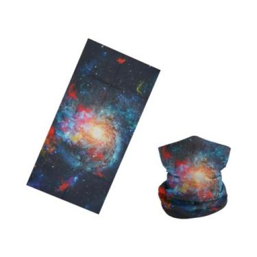 Imagem de Bandana De Ciclismo Unissex Com Estampa De Estrelas, Sem Costura, Prot