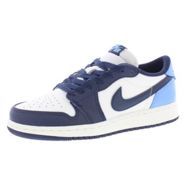 Imagem de Tênis infantil Air Jordan 1 Low OG Obsidian (CZ0858-400, Obsidiana/Sail/University Blue), Obsidiana/vela/azul universitário, 18
