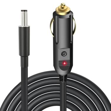 Imagem de TQXHLBFU Cabo de alimentação Starlink Mini DC5521, adaptador de fonte de alimentação para isqueiro de carro para Starlink Mini, cabo de alimentação de 12 V a 24 V CC 5,5 mm x 2,1 mm, carregador de