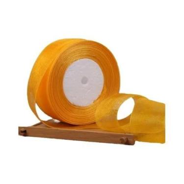 Imagem de Fita De Organza 50 Jardas 12-40mm Para Embalagem De Presentes, Casamen