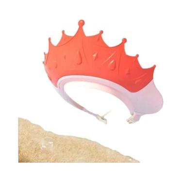 Imagem de Touca De Banho Ajustável Para Bebês, Protetor De Ouvido Infantil, Escu