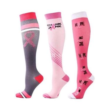 Imagem de Meias De Compressão Médicas Para Mulheres, 3 a 6 Pares, Meias Esportiv