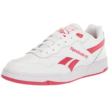 Imagem de Reebok Tênis masculino Bb 4000 II, Ftwr Branco/Vetor Vermelho/Ftwr Branco, 9 Women/7.5 Men