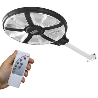 Imagem de Luminaria Solar Ovni 360 graus 400w Gigante Placa led Sensor Ilumina O