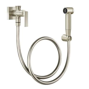 Imagem de Ducha Higiênica com Registro e Derivação Stillo Niquel Escovado - Doco