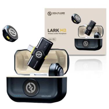 Imagem de Microfone de Lapela Sem Fio 2TX+1RX USB-C Lark M2 Hollyland