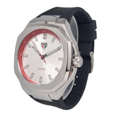 Imagem de Relógio Oficial São Paulo FC Pulseira Preta SPFC-007-2