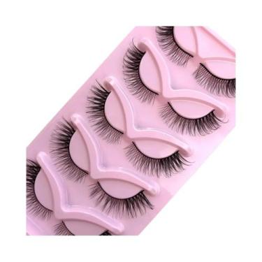 Imagem de Cílios Postiços Olho De Gato Efeito Natural HBZGTLAD, Leves E Volumoso