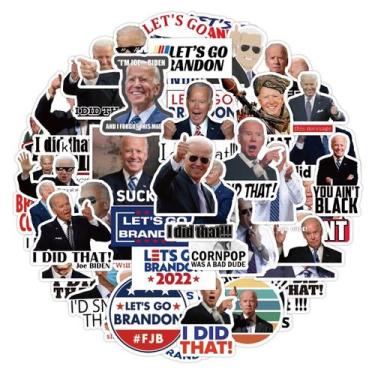 Imagem de Pacote de adesivos Biden I Did That em vinil impermeável (50 unidades)