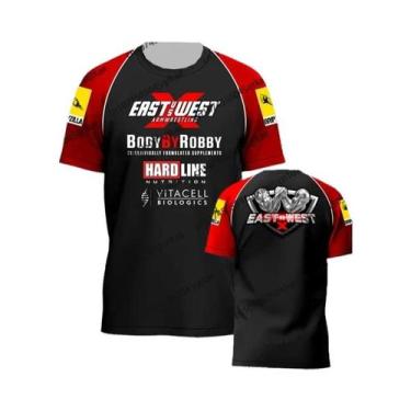 Imagem de Camiseta Unissex Oversized Para Luta De Braço Devon Larratt, Uniforme 