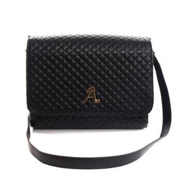 Imagem de Bolsa Feminina Tampinha Compacta Transversal Alça de Ombro Elegante La