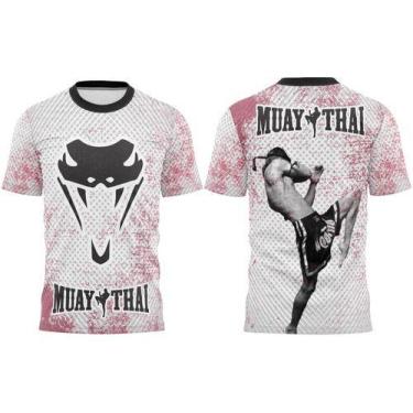 Imagem de Camiseta Muay Thai Nak Muay Fire Camisa Academia Treino Luta Kick Boxi