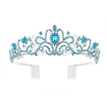 Imagem de Coroa Tiara Noiva Enfeite de Casamento debutante florista az - - anjo 