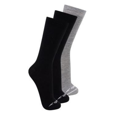 Imagem de Kit com 3 Pares de Meias Esportiva Cano Longo Speedo 8026 Colorido, Pr