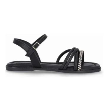 Imagem de Rasteirinha Piccadilly Gabi Rasteira, Preto, 37