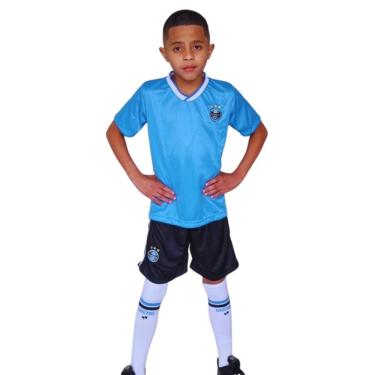 Imagem de Uniforme Infantil Grêmio Kit Dry 3 Peças Oficial