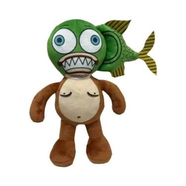 Imagem de Boneco De Pelúcia Italiano Brainrot Tung Tung Sahur Tralalero Bombardi