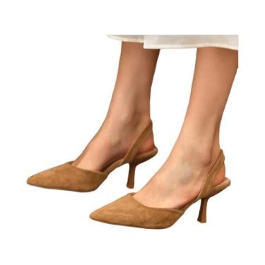 Imagem de Sandálias De Salto Alto Femininas De Verão 2024, Tamanho Grande, Com P