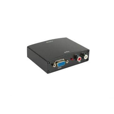 Imagem de Conversor de Áudio e Vídeo Evus C-090 para Transmissão de Sinal VGA e RCA para HDMI com...