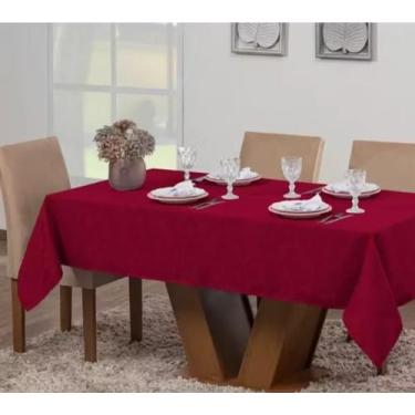 Imagem de Toalha de Mesa Jacquard 4, 6, 8 Lugares Luxo Decoração Várias Cores - 