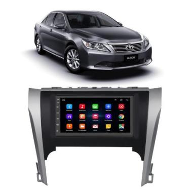 Imagem de Kit Central Multimídia Android Camry 2012 2013 2014 2 Din 7 Polegadas 