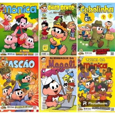 Imagem de Turma Da Mônica Kit Com 10 Gibis Novos Sem Repetição. - Congratulation