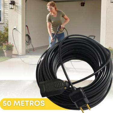 Imagem de Extensão Eletrica 50 Metros Reforçada 10/20a Obra Profission - Congrat