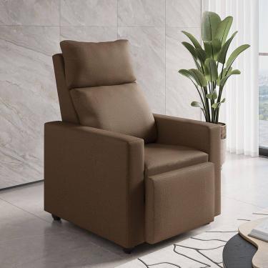 Imagem de Poltrona Reclinavel Samara com Tecido Veludo Claranti