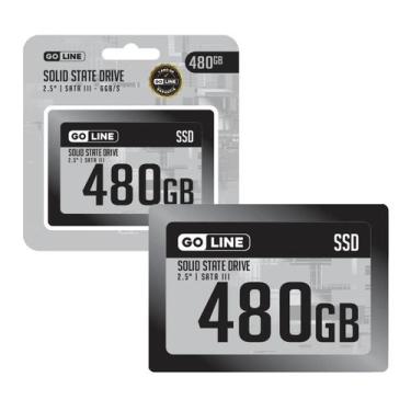 Imagem de Ssd 480Gb 2.5 Sata 3 500mb/s Leit - 450mb/s Grav GL480SSD Goline