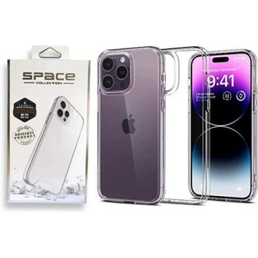 Imagem de Capa Capinha Clear Case Space Rígida Anti Amarelamento Resistente Para