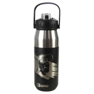 Imagem de Garrafa Térmica AHU Legendários em Aço Inoxidável com Tampa Multifunci