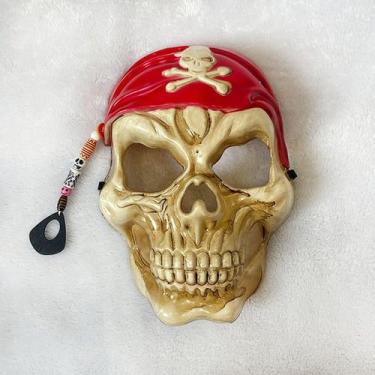 Imagem de Máscara Luxuosa Caveira Pirata para Halloween - Genérico