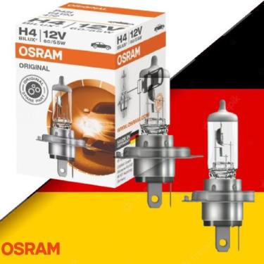 Imagem de Osram H4 Original 64193 Par Lâmpada Alemã Farol Foco Simples