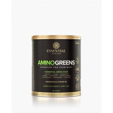 Imagem de Amino Greens Lata (261g) - Padrão: único - ESSENTIAL NUTRITION