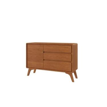Imagem de Buffet Sinus 1 Porta 3 Gavetas Mavaular, Naturale