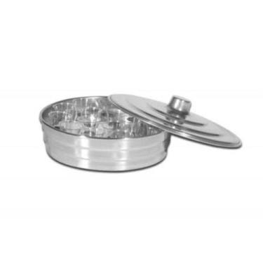 Imagem de Bandeja para Santa Ceia com 16 Calices aluminio - SC