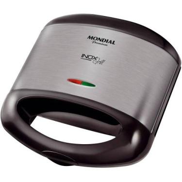 Imagem de Sanduicheira grill s07 800w mondial, Inox, 220V, S-07 800W