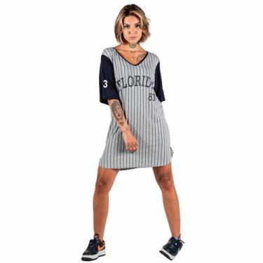 Imagem de Vestido College Esportivo Florida Estampado Estilo Camiseta - Deliriyo
