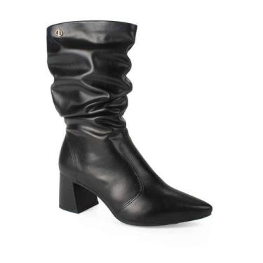 Imagem de Bota Dakota Cano Longo Slouch - Feminina - Preto - 38, Preto, 38