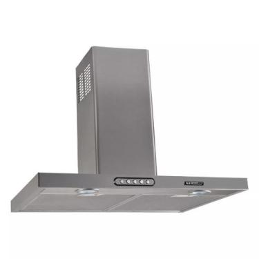 Imagem de Coifa parede nardelli 60cm retangular inox duto slim 220v 50010900, 22