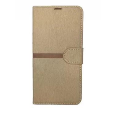 Imagem de Capa Capinha Carteira Flip Celular Motorola Moto G8 - Mustang, Bege