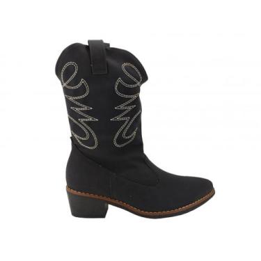 Imagem de Bota Western Piccadilly Feminina 661006, Preto, 38