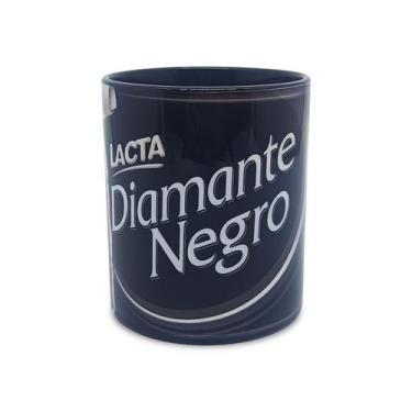 Imagem de Caneca personalizada chocolate diamante negro 325ml - Pomps Geek