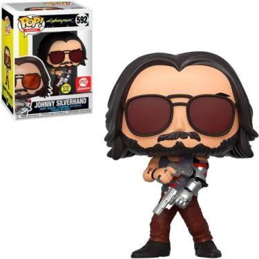 Imagem de Funko Pop! Games Cyberpunk 2077 Johnny Silverhand 592 Glow