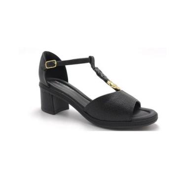 Imagem de Sandalia piccadilly 566078, Preto, 35