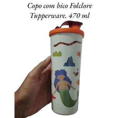 Imagem de Copo infantil colors com bico 470 ml folclore - Tupperware
